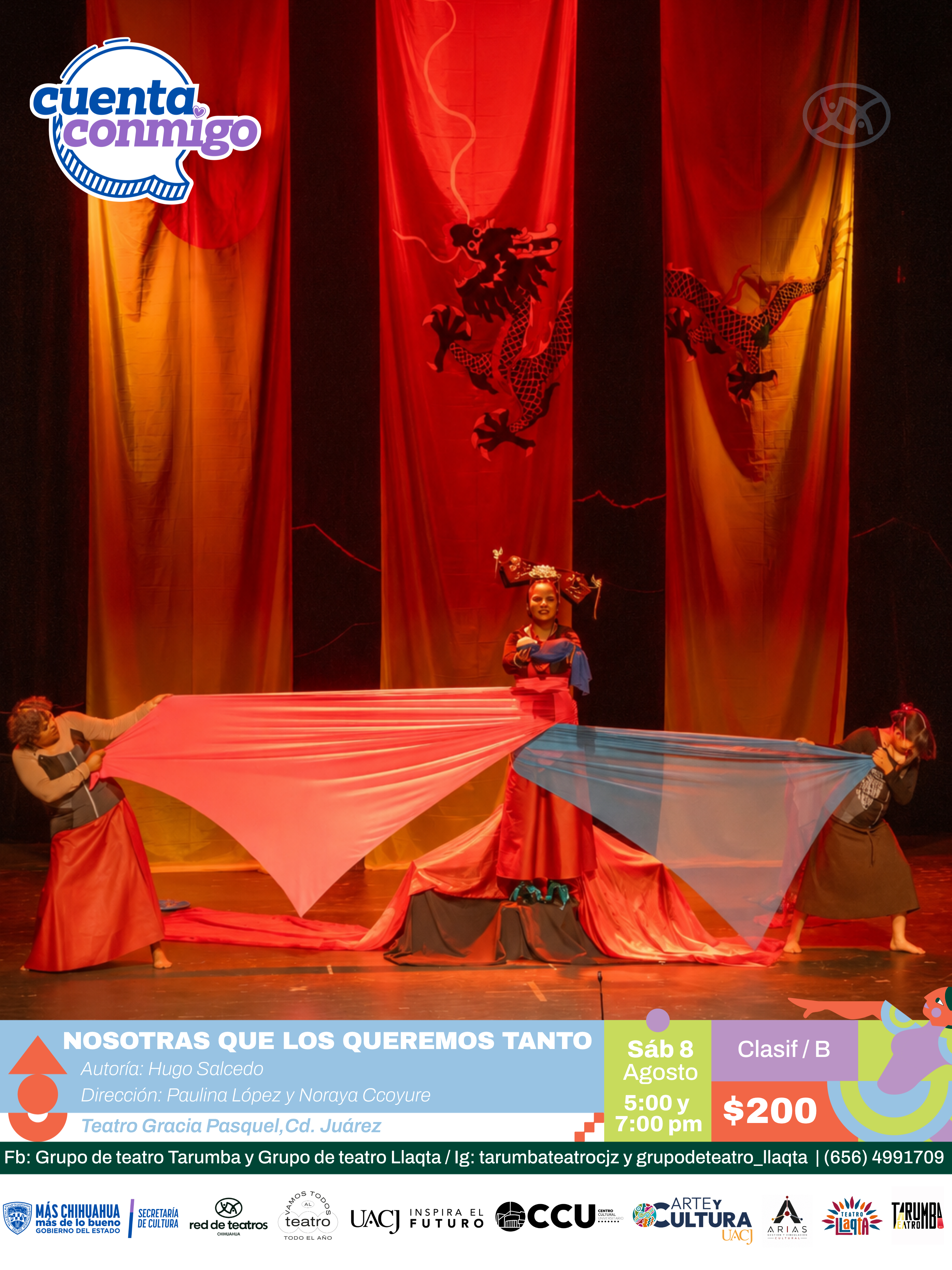 🎭Obra de teatro:  "Nosotras que los queremos tanto"