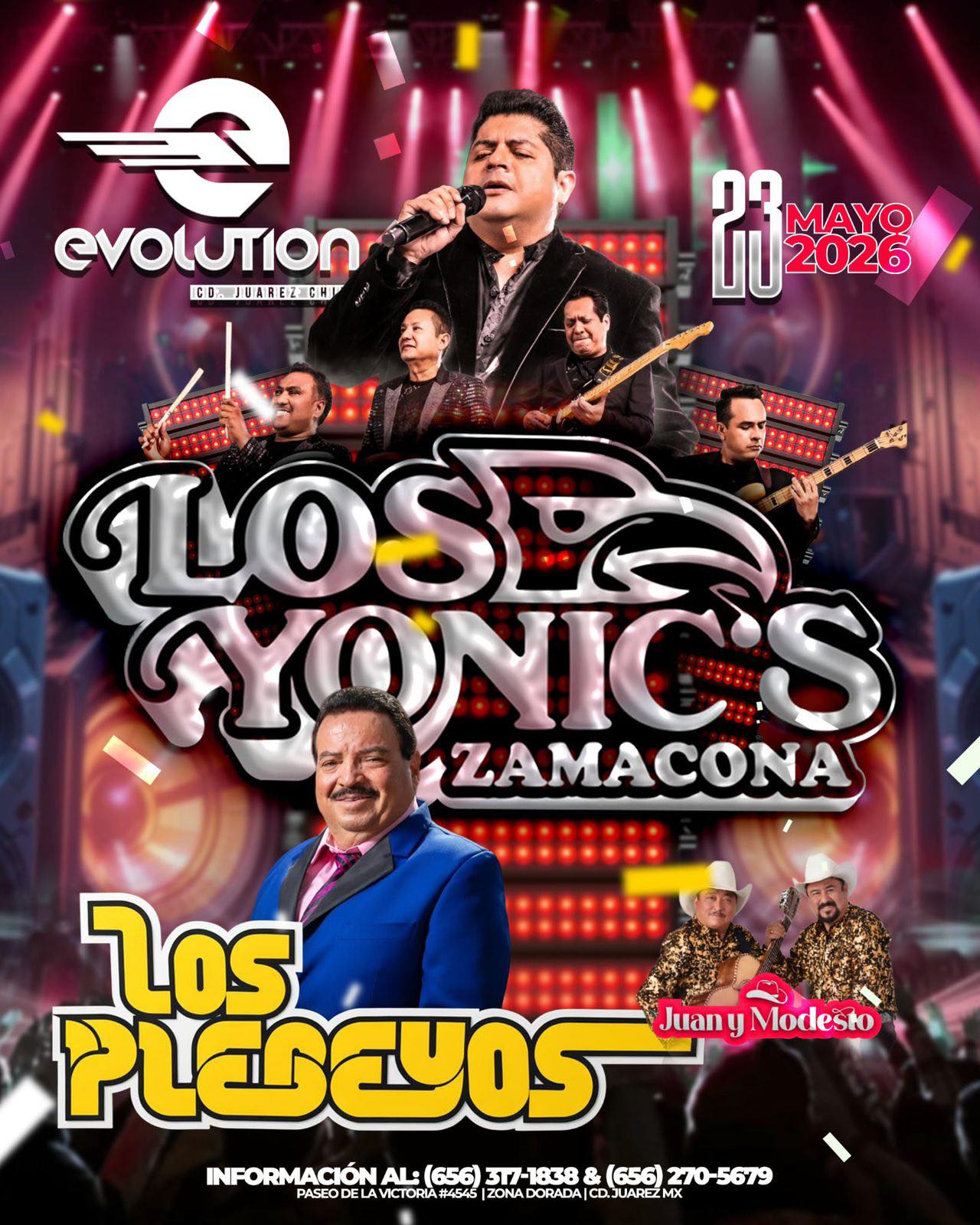 Los Yonics en Zamacona